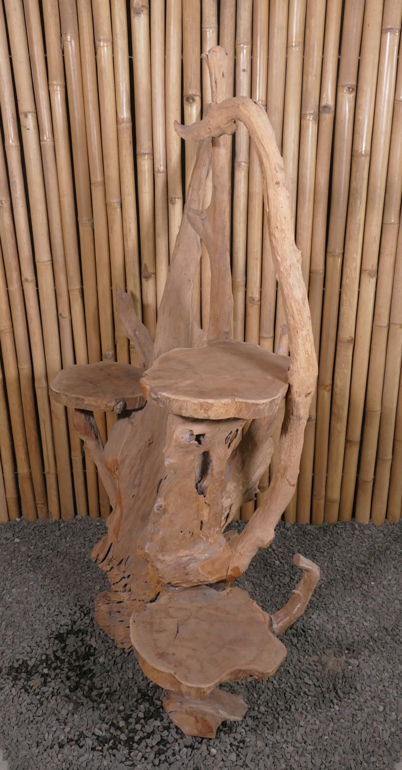  Product image 11 of the product “Shelf made of teak wood about approx. 150cm height ”